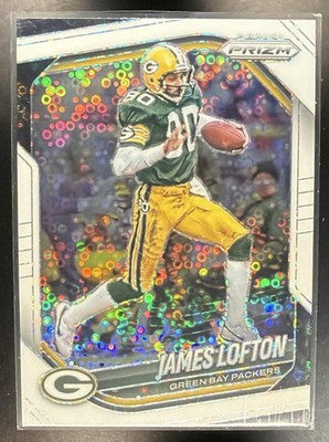 2025 Panini Prizm James Lofton #149 White Disco Packers
