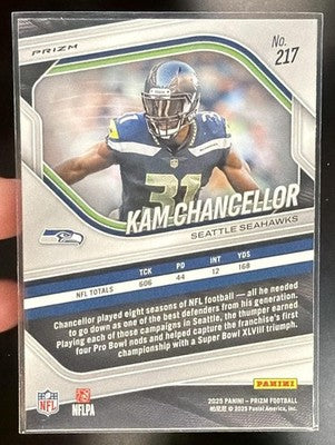 2025 Panini Prizm Kam Chancellor #217 Lazer Seahawks