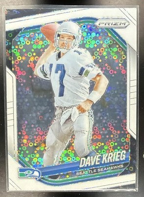 2025 Panini Prizm Dave Krieg #88 White Disco Seahawks
