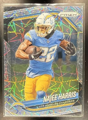 2025 Panini Prizm Najee Harris #32 Lazer Chargers