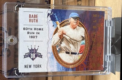 2017 Panini Diamond Kings Babe Ruth #MM-1 Memorable Moment Yankees