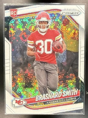2025 Panini Prizm Brashard Smith #308 White Disco RC Chiefs