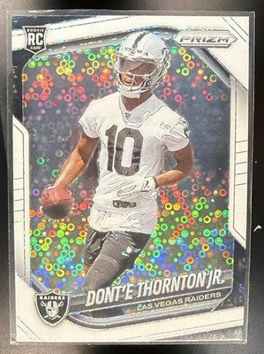 2025 Panini Prizm Dont'e Thornton Jr. #369 White Disco RC Raiders
