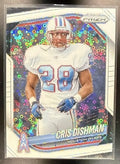 2025 Panini Prizm Cris Dishman #229 White Disco Oilers