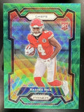 2023 Panini Prizm Rashee Rice #350 Green Wave RC Chiefs