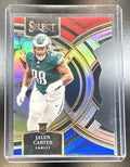 2023 Panini Select Jalen Carter Red and Blue Prizms Die Cut RC Premier Level