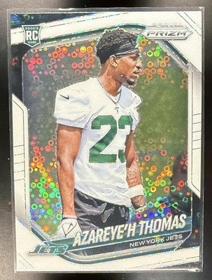 2025 Panini Prizm Azareye'h Thomas #390 White Disco RC Jets
