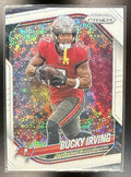 2025 Panini Prizm Bucky Irving #169 White Sparkle Buccaneers