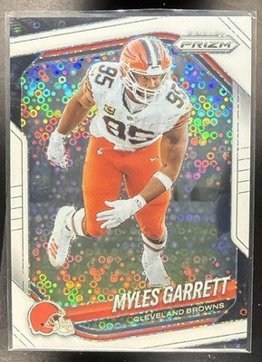 2025 Panini Prizm Myles Garrett #73 White Disco Browns