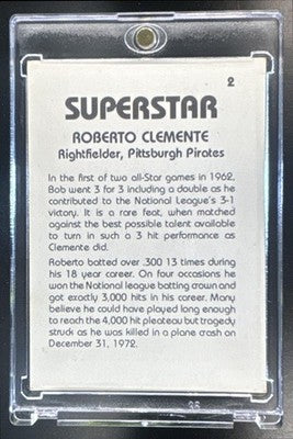 1980 TCMA Superstars Roberto Clemente #2