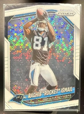 2025 Panini Prizm Raghib "Rocket" Ismail #86 White Disco Panthers