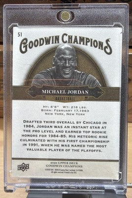 2020 Upper Deck Goodwin Champions Michael Jordan #51