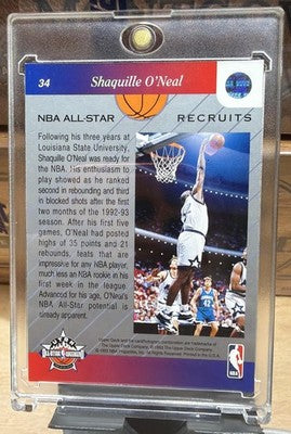 1992-93 Upper Deck NBA All-Stars Shaquille O'Neal #34 RC Magic