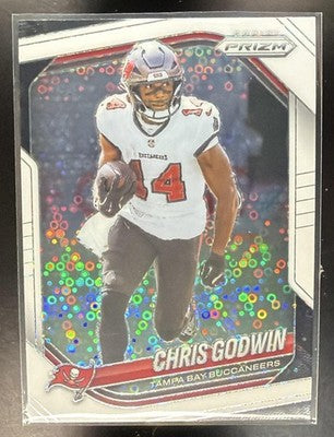 2025 Panini Prizm Chris Godwin #244 White Disco Buccaneers