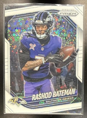 2025 Panini Prizm Rashod Bateman #273 White Disco Ravens