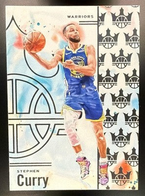2024-25 Panini Court Kings Stephen Curry #6 Water Color Warriors