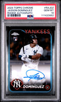 2024 Topps Chrome Rookie Autographs #RAJDZ Jasson Dominguez PSA 10