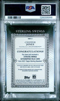 2021 Topps Sterling Swings Auto Relics #CJ Chipper Jones Swings Red PSA 7 /5
