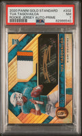 2020 Panini Gold Standard #202 Tua Tagovailoa Rookie Jersey Auto-Prime PSA 7
