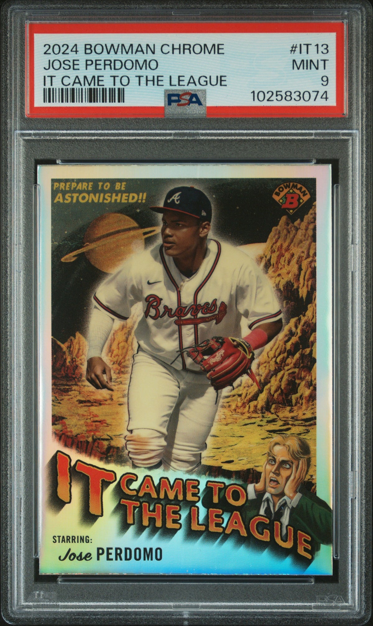 2024 Bowman Chrome It Came To The League #IT13 Jose Perdomo PSA 9