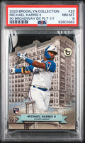 2023 Topps Brooklyn Michael Harris 60 Broadway 1/1 PSA 8 💥ONE OF ONE💥