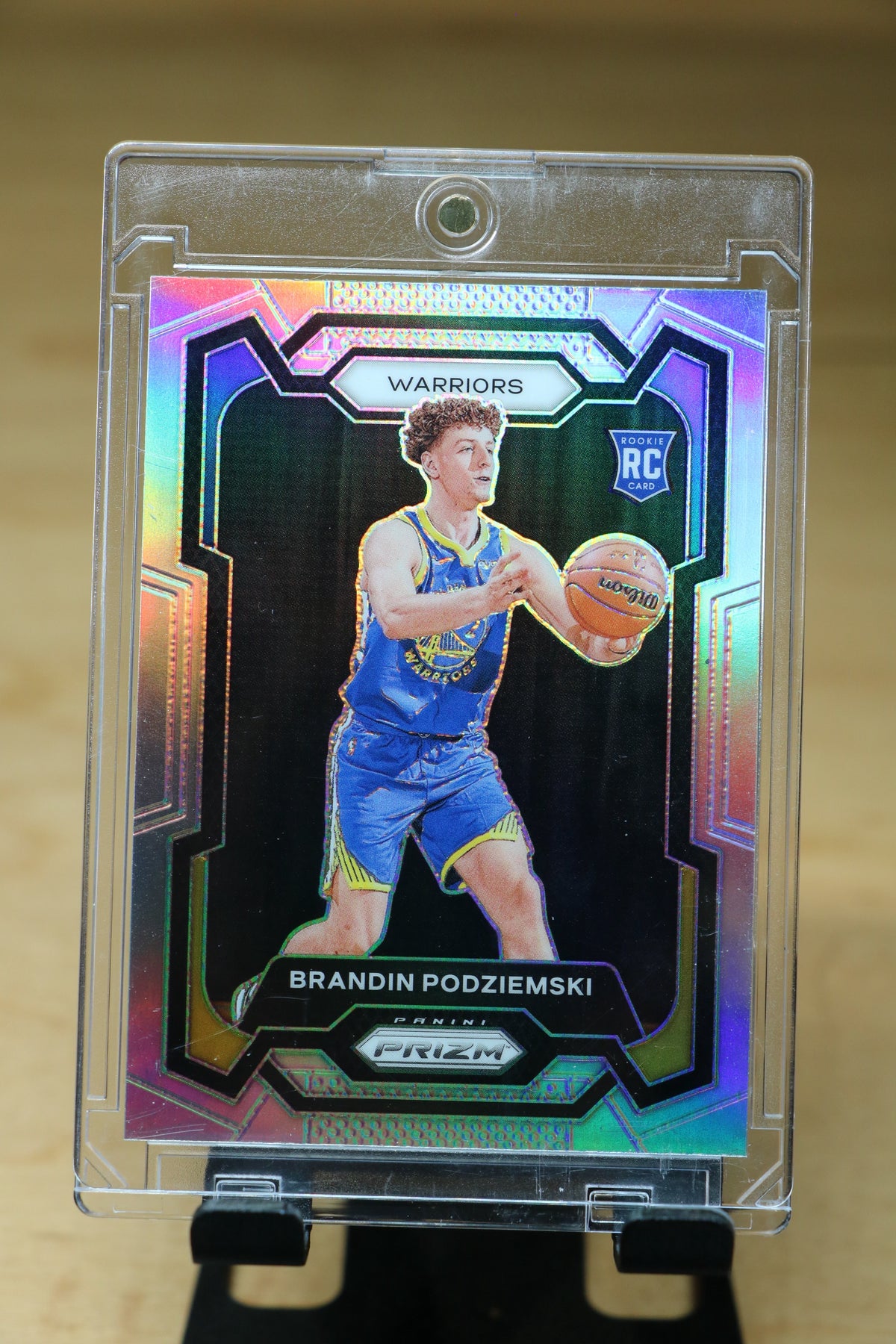 2023-24 Panini Prizm #147 Brandin Podziemski Prizms Silver