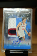 2024-25 Panini Origins #RJA-PJH PJ Hall Rookie Jersey Autographs Blue #/49