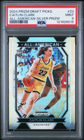 2024 Panini Prizm Draft Picks #23 Caitlin Clark All-American Silver Prizm PSA 9