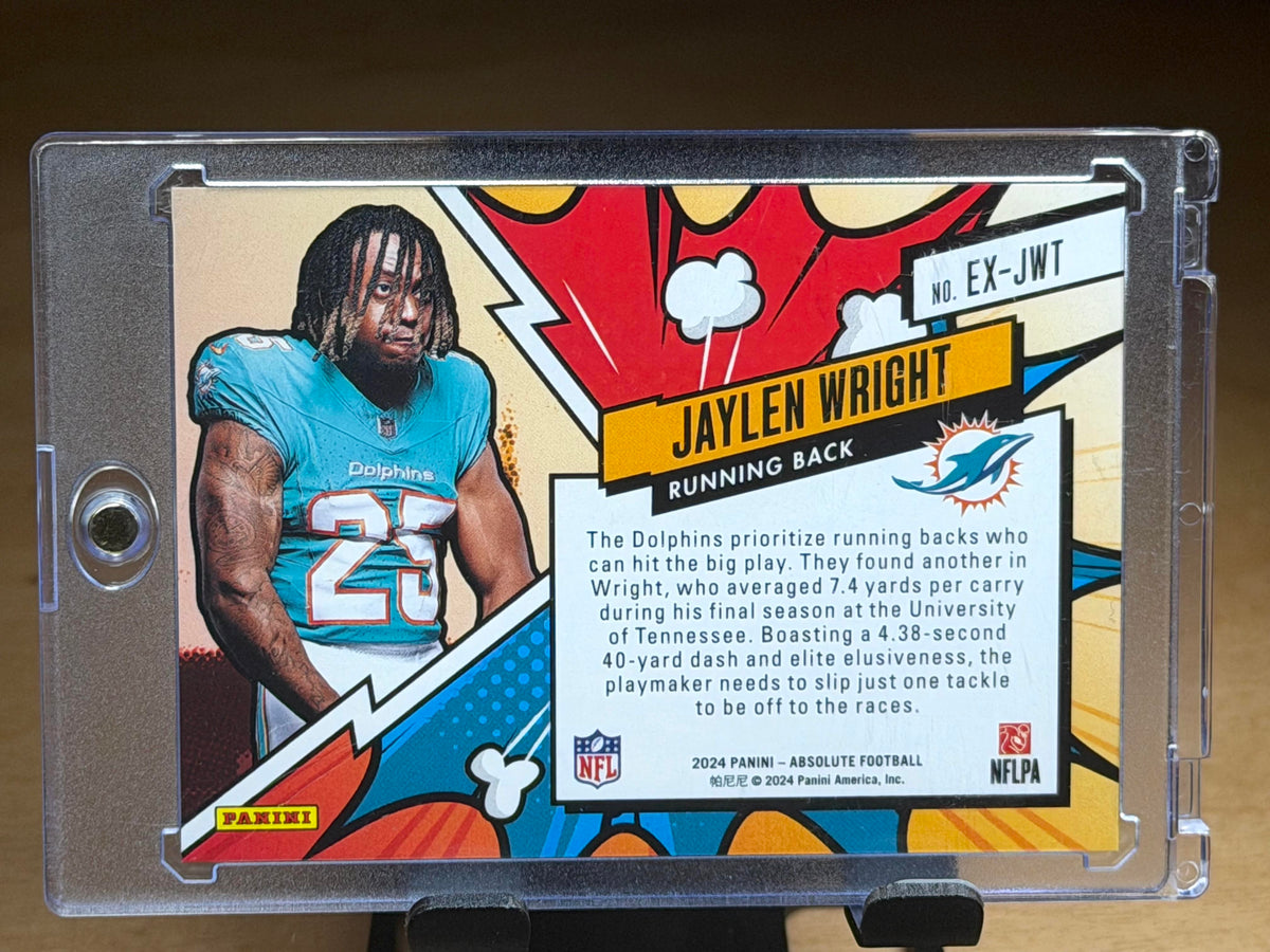 2024 Panini Absolute #EX-JWT Jaylen Wright Explosive Case hit
