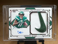 2020 Panini National Treasures #RHS-DM Denzel Mims Signatures Nike Logo #/2