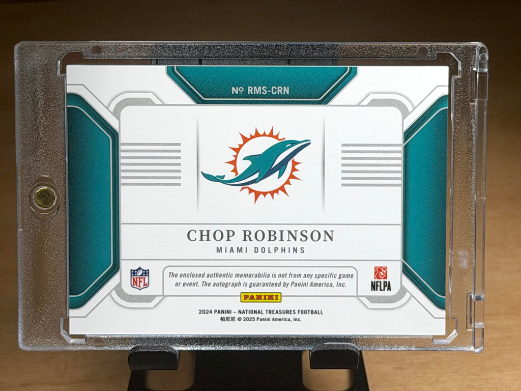 2024 Panini National Treasures Chop Robinson RPA Auto #/44