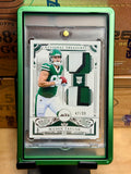 2025 Panini National Treasures #28 Mason Taylor Rookie Dual Materials #/99