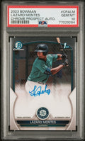 2023 Bowman Chrome Lazaro Montes Chrome Prospect Auto PSA 10