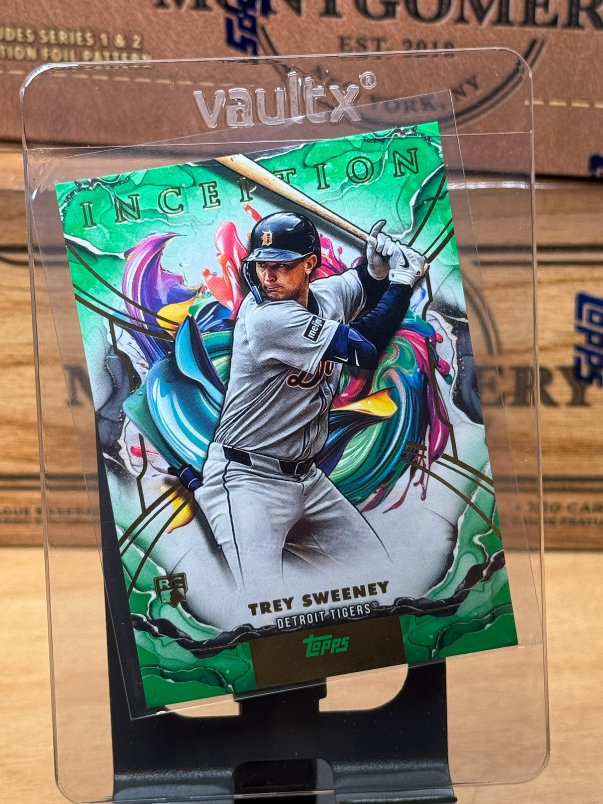 2025 Topps Inception #40 Trey Sweeney green