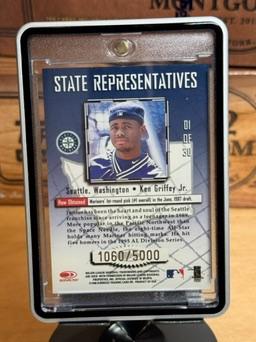 1998 Leaf #1 Ken Griffey Jr. State Representatives #/5000 W/ Case