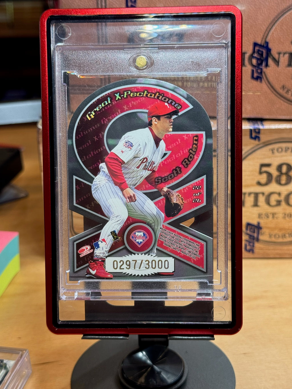 1998 Donruss Preferred Chipper Jones / Rolen Great X-Pectations #/3000 w/Case