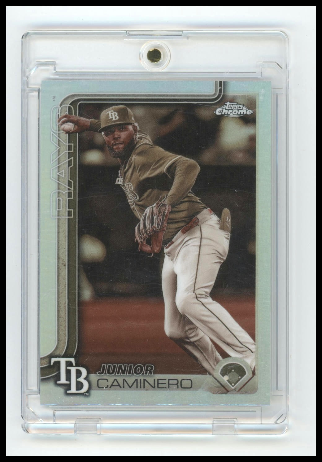 2025 Topps Chrome Update #USC109 Junior Caminero Sepia Refractor