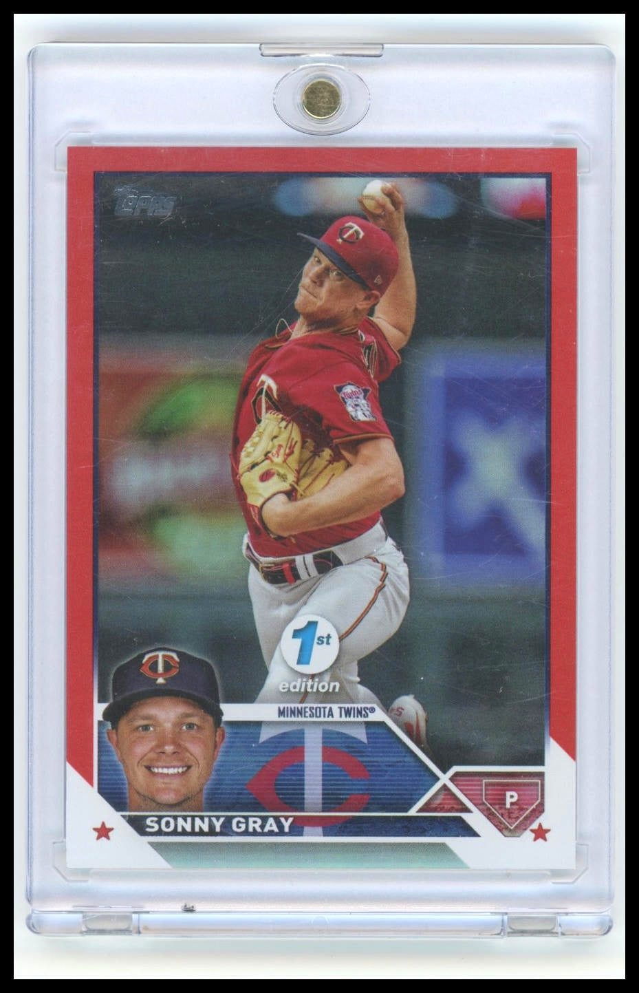 2023 Topps 1st Edition #78 Sonny Gray Red Foil /50