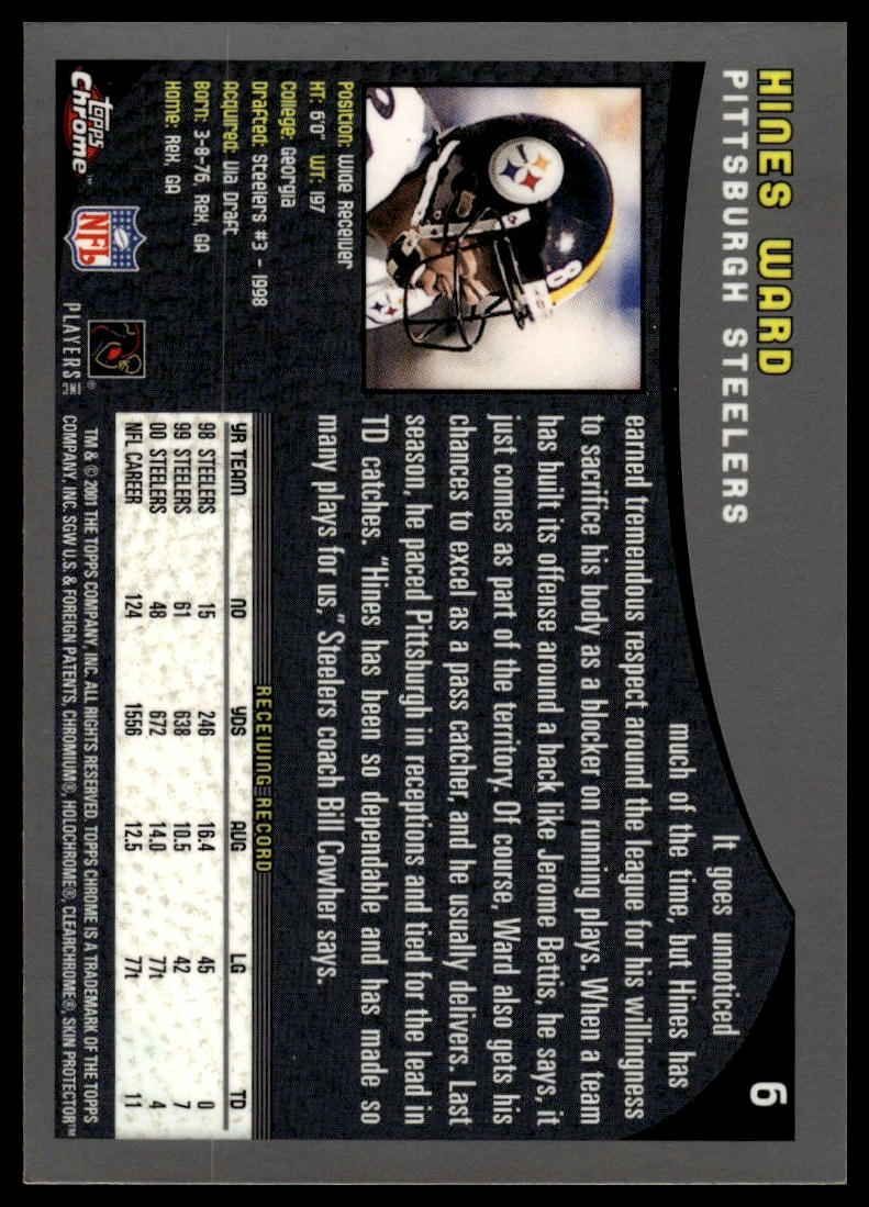 2001 Topps Chrome #6 Hines Ward