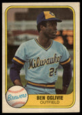 1981 Fleer #508 Ben Oglivie