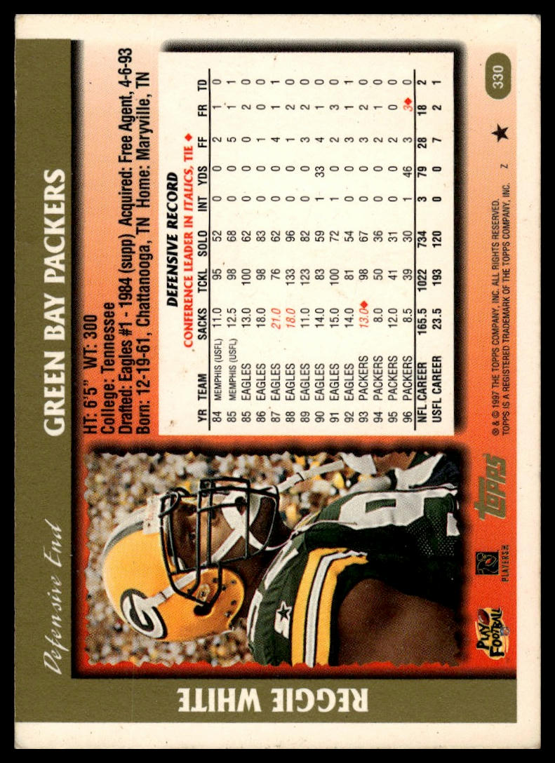 1997 NFL Players Party #NNO Reggie White