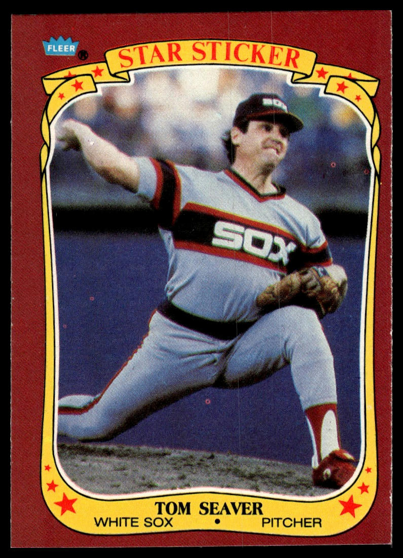 1986 Fleer Star Stickers #109 Tom Seaver