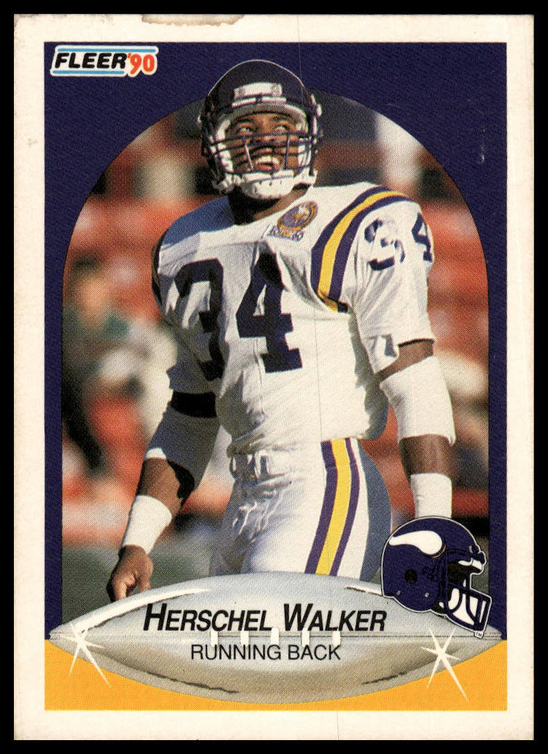 1990 Fleer #107 Herschel Walker