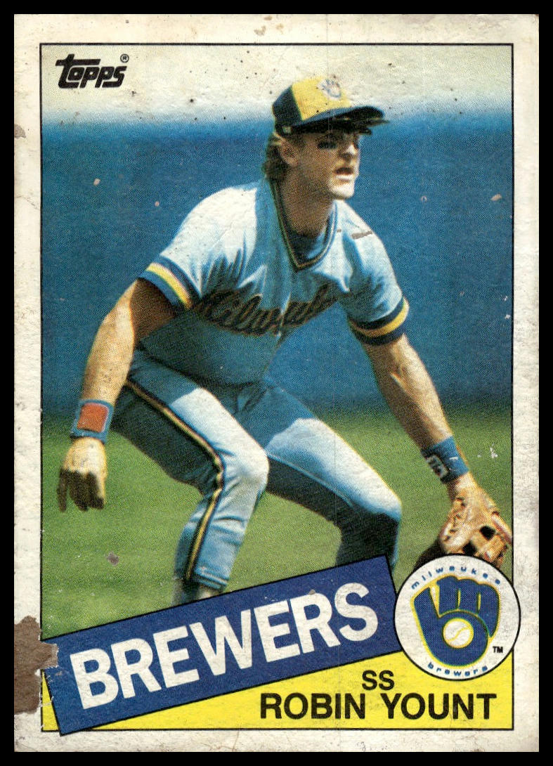 1985 Topps #340 Robin Yount