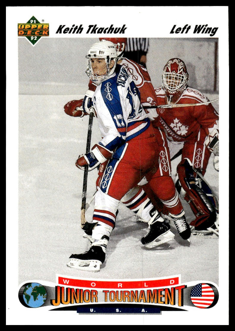 1991-92 Upper Deck French #698 Keith Tkachuk