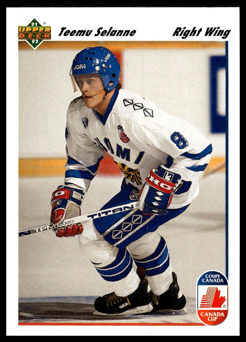 1991-92 Upper Deck #21b Teemu Selanne
