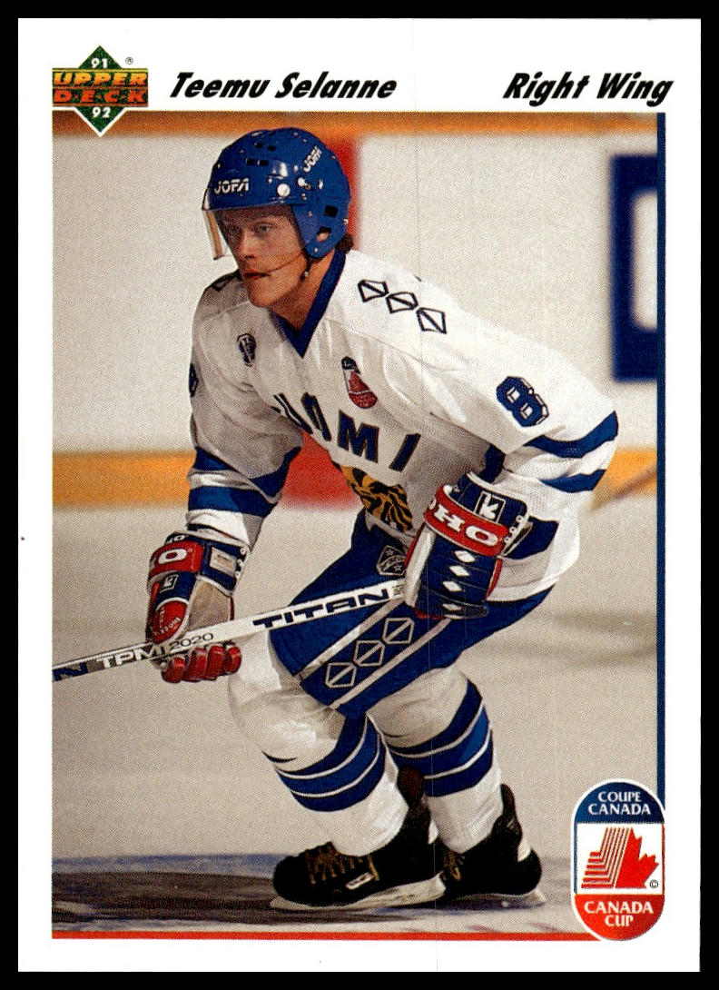 1991-92 Upper Deck #21b Teemu Selanne