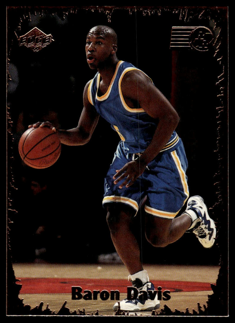 1999 Collector's Edge Rookie Rage #RR-14 Baron Davis Gold Ingot