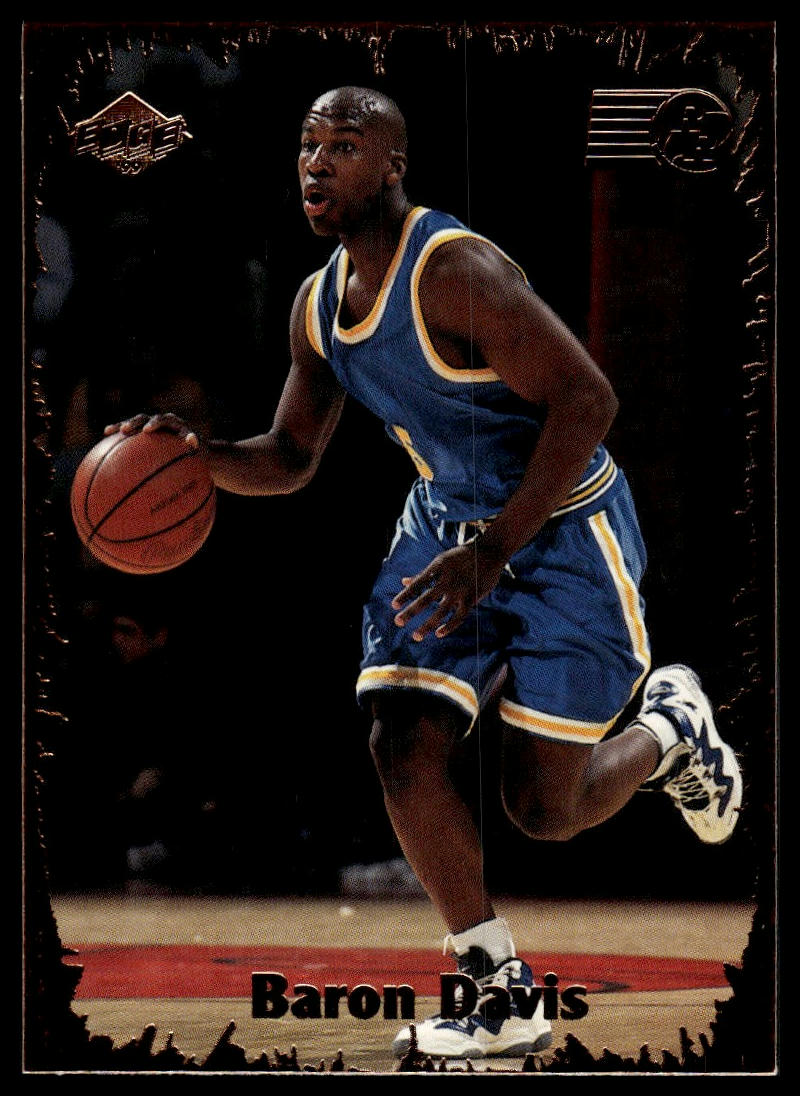 1999 Collector's Edge Rookie Rage #RR-14 Baron Davis Gold Ingot
