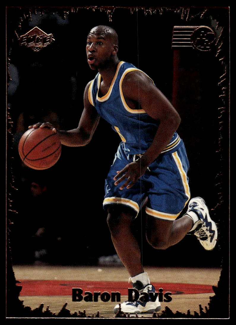 1999 Collector's Edge Rookie Rage #RR-14 Baron Davis Gold Ingot